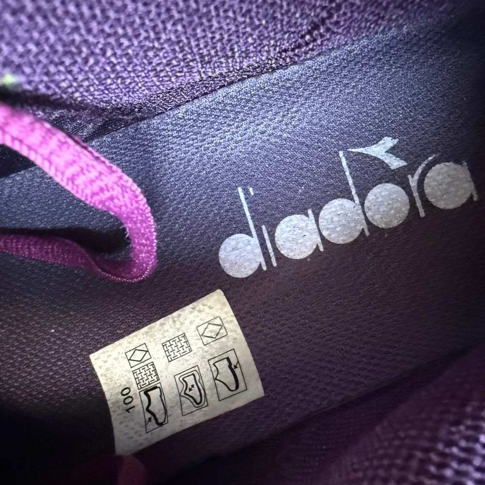 Diadora Kuruka 4 Womens Running Shoes Plum Magenta White Sneakers 101.174884‎ 8
